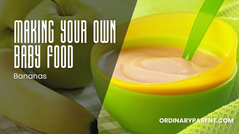 Making Your Own Baby Food Bananas