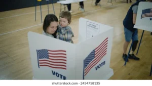 can i bring my kids to vote